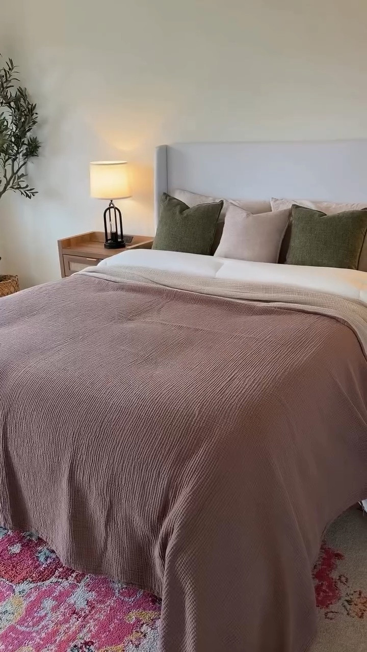 Lightweight, airy, this is what we need for the summer #muslinblanket
#muslinbedding #cottonblanket #cozybedroom

#LTKMothersDay #LTKselfcare #LTKHome