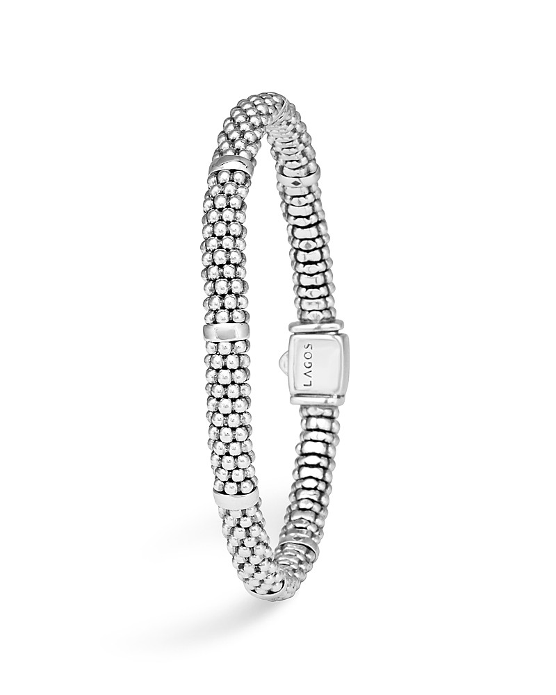 Lagos Signature Sterling Silver Petite Caviar Bracelet | Bloomingdale's (US)