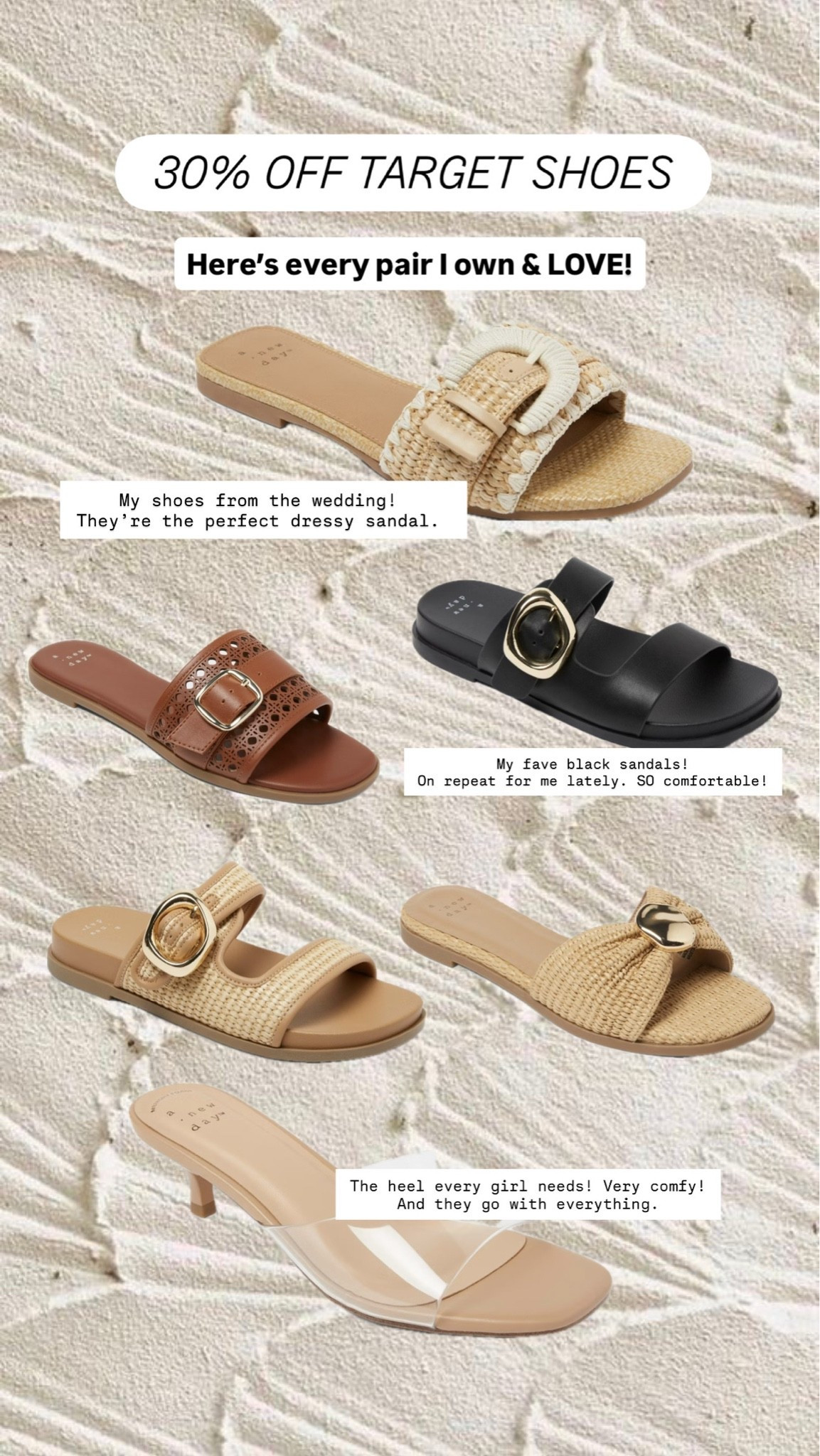 Target sale on summer sandals!