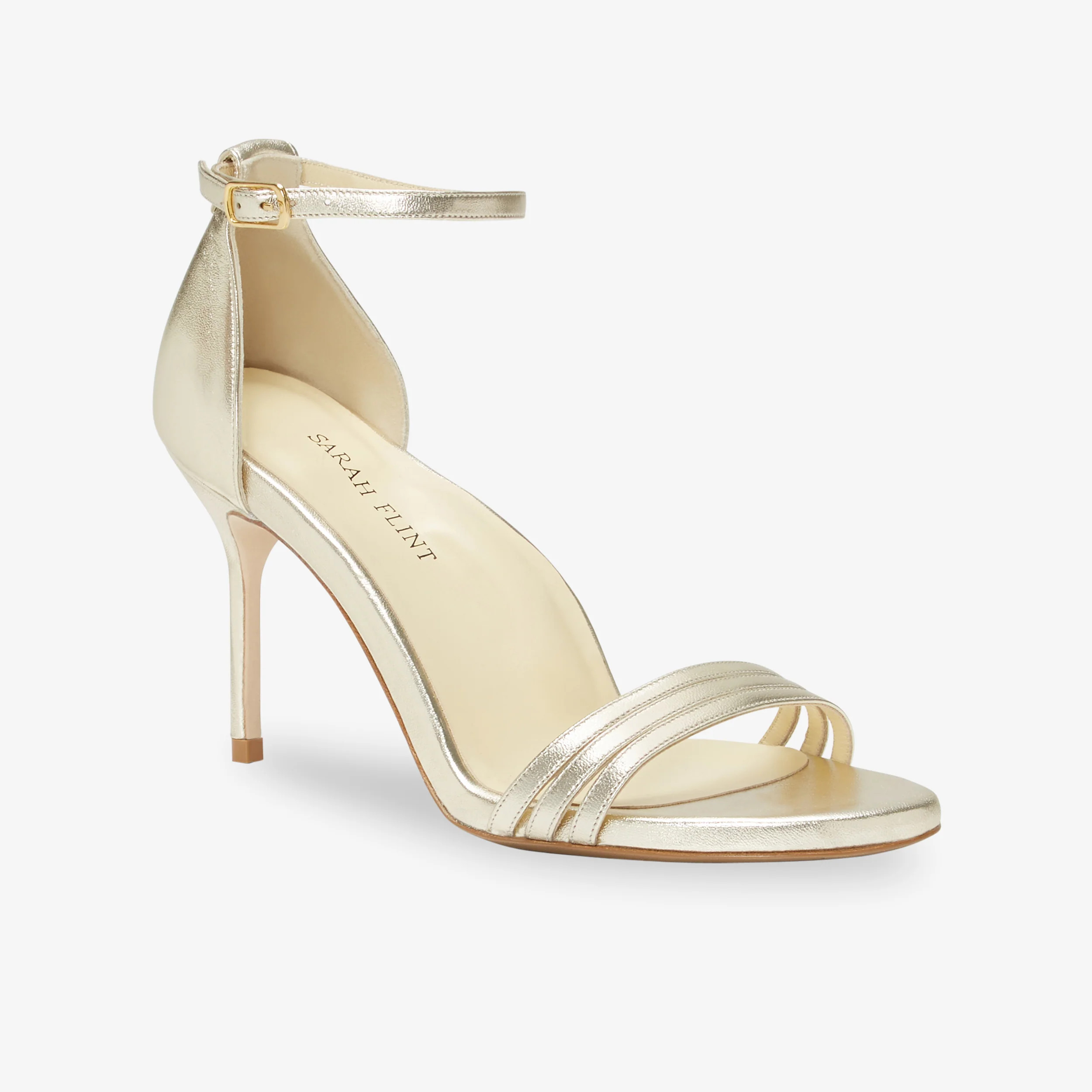 Sarah Flint Perfect Sandal 85 :: Gold Nappa | MM LaFleur