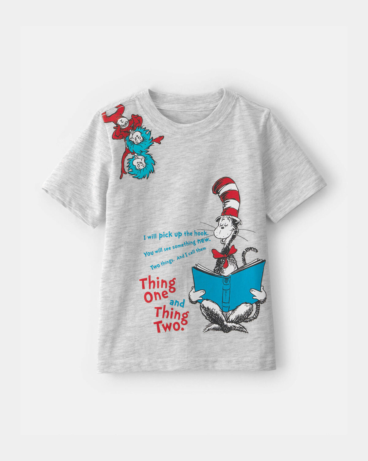 Toddler The Cat in the Hat™ Graphic Tee - Grey | Carter's Inc