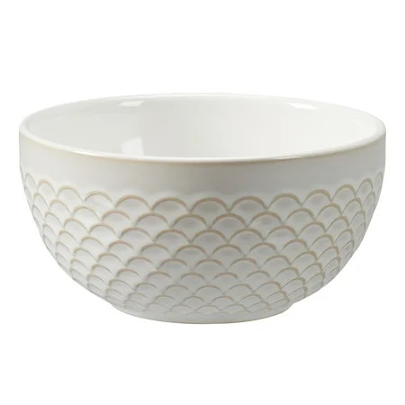 Better Homes & Gardens Modern Farmhouse Mix & Match 6"" Scalloped Cereal Bowl | Walmart (US)