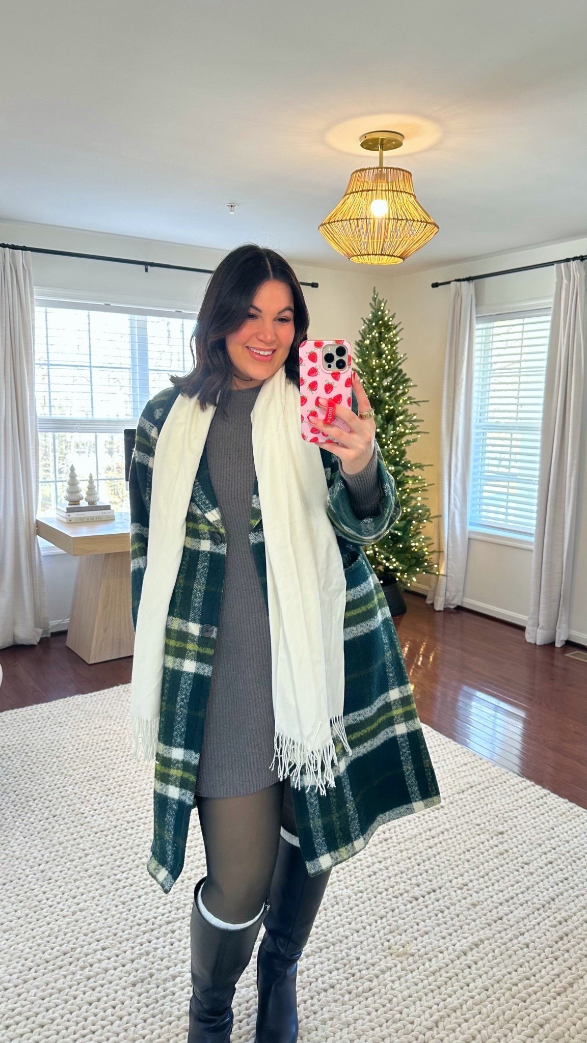 Midsize outfit idea

Bralette - xl
Panties - xl
Fleece lined tights - large/xl 
Sweater dress - large 
Jacket - xl
Boots - 10 wide calf 







#LTKMidsize #LTKootd #LTKSeasonal