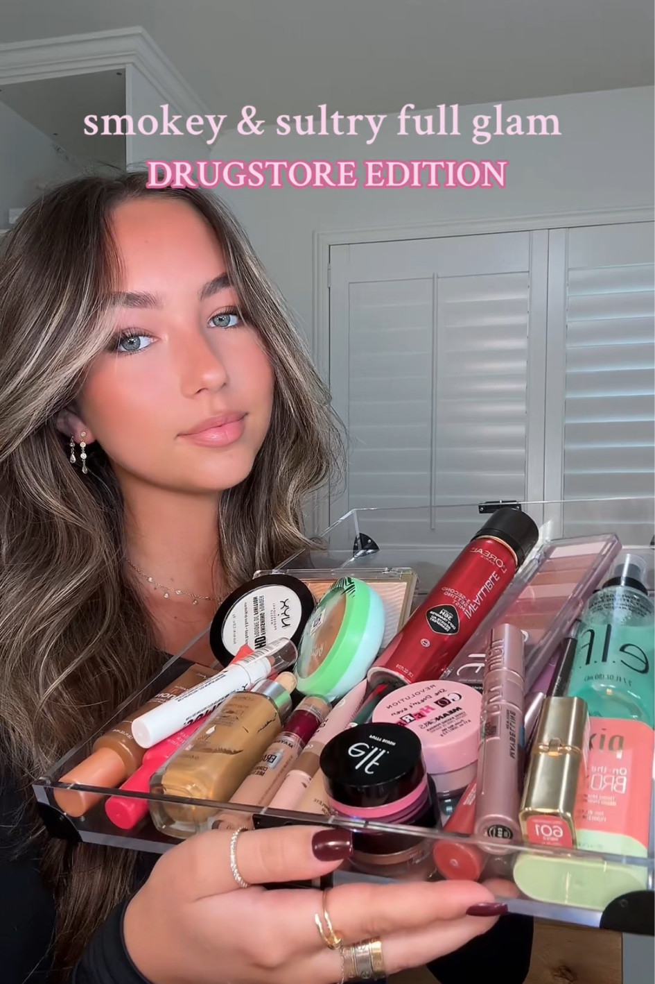full glam using DRUGSTORE makeup ✨


#LTKFindsUnder100 #LTKBeauty #LTKFindsUnder50