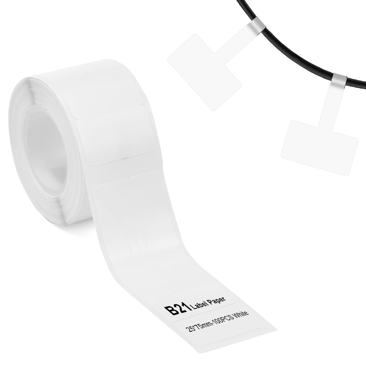 Label Maker Tape Compatible for NIIMBOT B21/B1/B3S, Jewelry Price Label Printer Paper Waterproof ... | Amazon (UK)