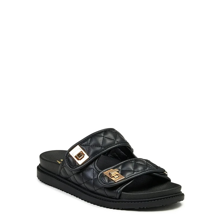 Women Madden Nyc Quilted Footbed Sandal - Walmart.com | Walmart (US)