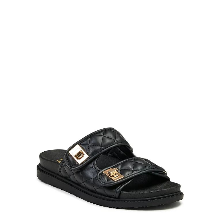 Women Madden Nyc Quilted Footbed Sandal | Walmart (US)