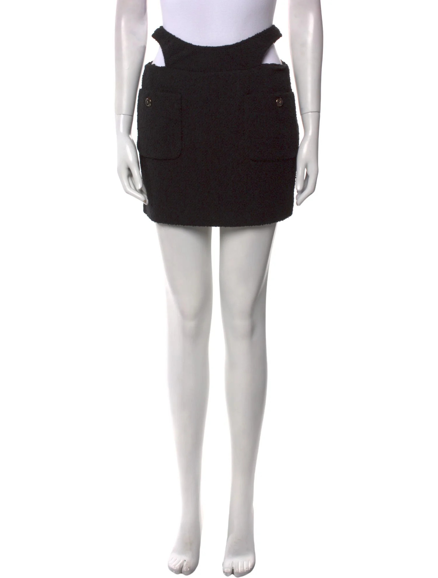 Chanel 2022 Mini Skirt - Black Skirts, Clothing - CHA1343213 | The RealReal | The RealReal