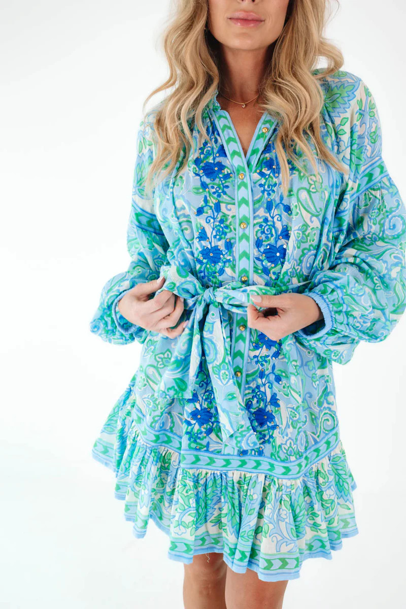 Elsa Dress - Blue | The Impeccable Pig