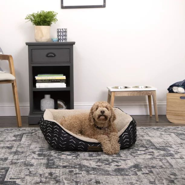 Vibrant Life Luxe Cuddler Mattress Edition Dog Bed, Medium, 27"x21", Up to 40lbs | Walmart (US)