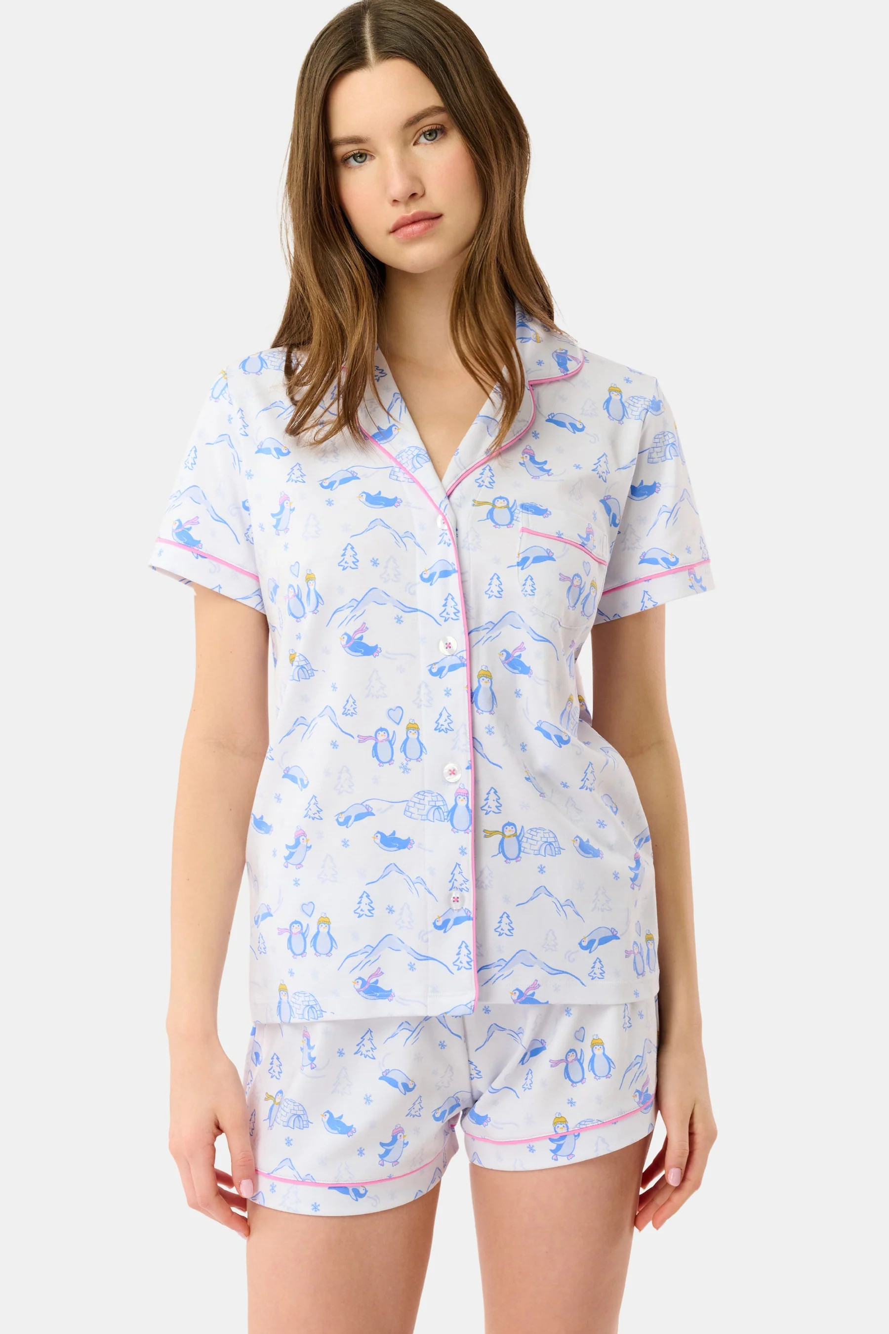 Penguin Party Polo Pajamas | Roller Rabbit