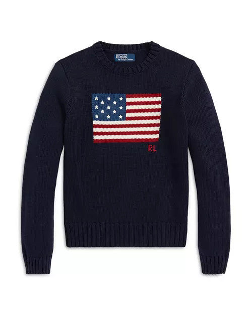 American Flag Cotton Crewneck Sweater | Bloomingdale's (US)