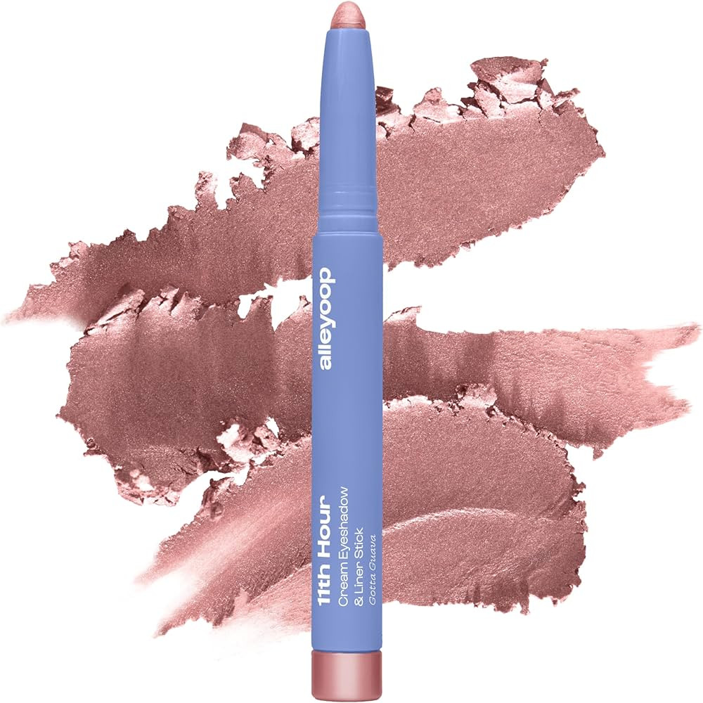 ALLEYOOP 11th Hour Cream Eyeshadow Stick & Liner, Rose Shimmer | Amazon (US)