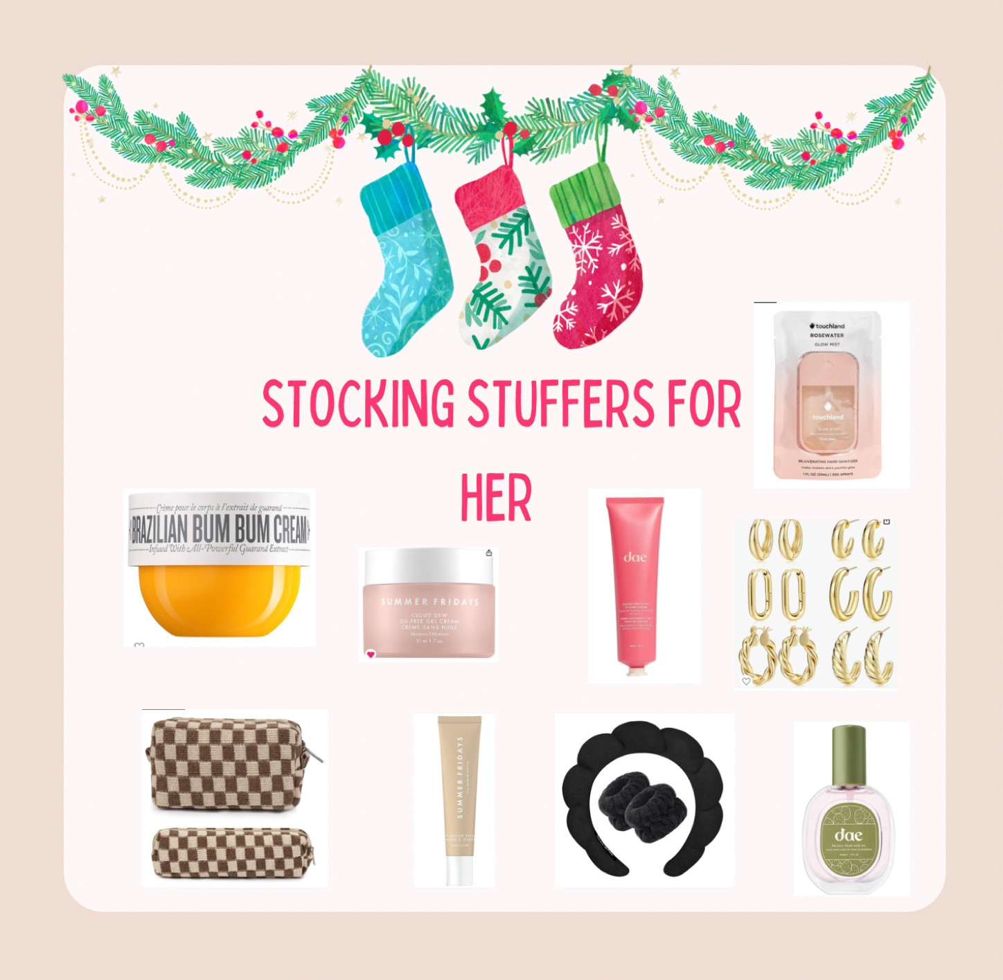 Stocking stuffers for the women in your life 

#LTKHolidaySale #LTKHoliday #LTKGiftGuide