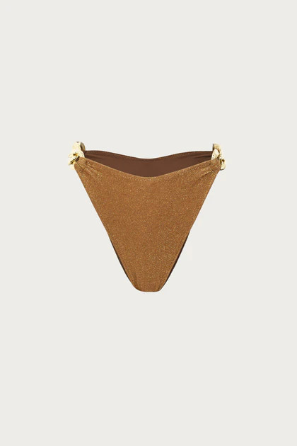 Gold Chain High Rise (Mocha Shimmer Lurex) | SAME
