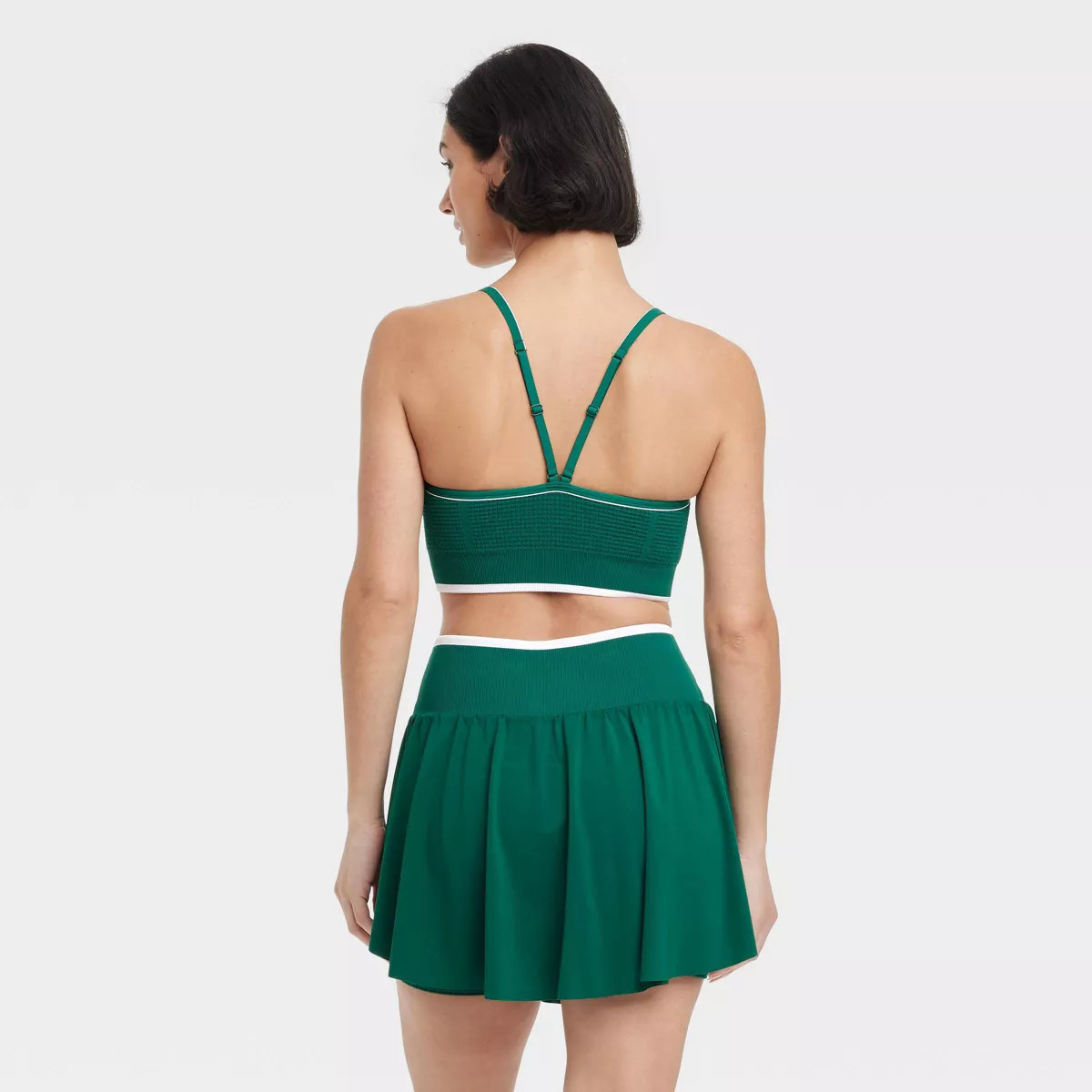 Women's Seamless Light Support Tipped Longline Sports Bra - All In Motion™ | Target