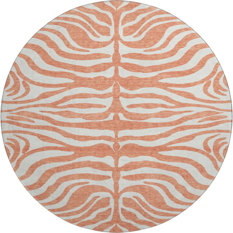 Premium Machine Washable Goulven AMF1042 Animal Print Rug | Wayfair North America