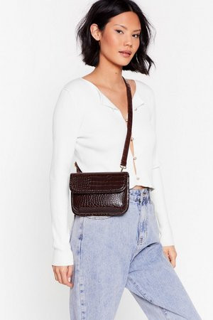 WANT Better Croc Tell Crossbody Bag | NastyGal (US & CA)
