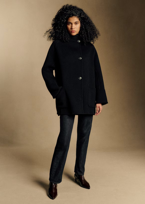 Rafael Coat - Rust - Wool - Sézane | Sezane Paris - US