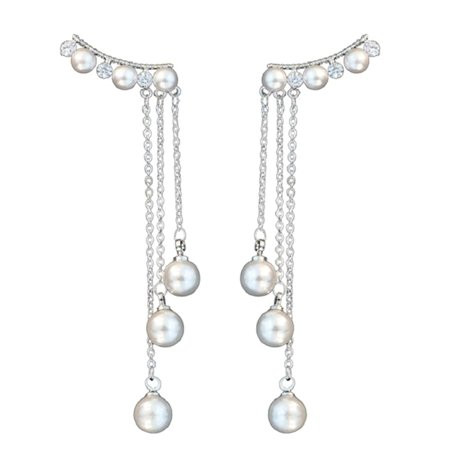 KABOER New Simple Fashion Temperament Long Pendant Pearl Earrings | Walmart (US)