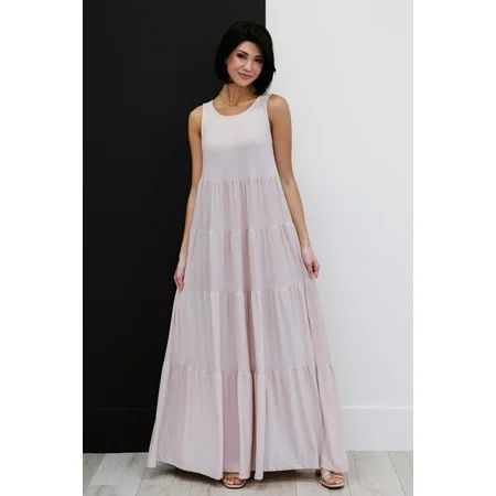 Zenana Love Letter Full Size Run Tiered Sleeveless Maxi Dress | Walmart (US)