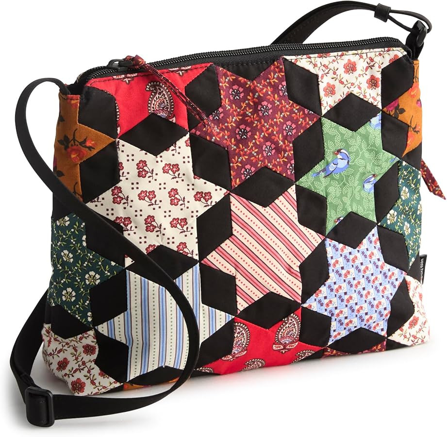 Vera Bradley Women's Premium Cotton Original Zip Hipster Crossbody Bag | Amazon (US)