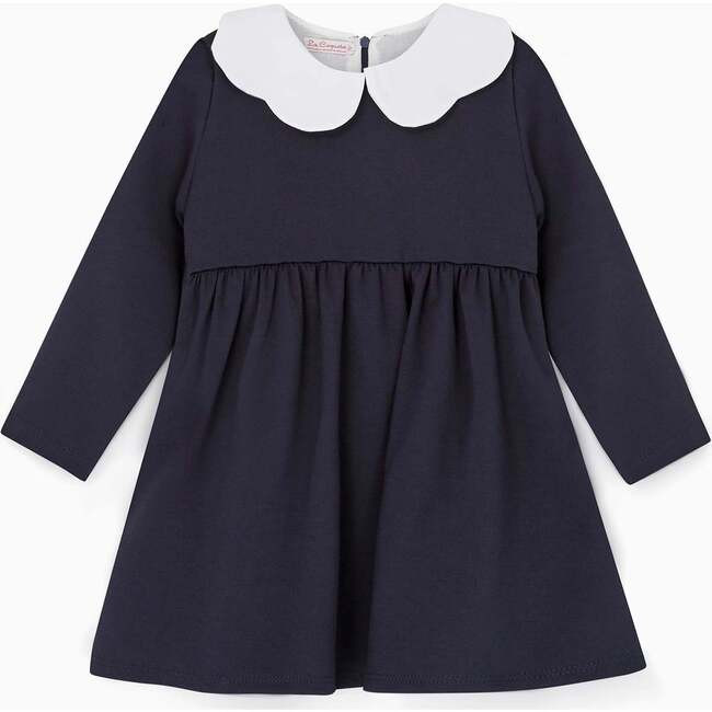 La Coqueta | Azula Dress, (Navy Blue, Size 6Y) | Maisonette | Maisonette