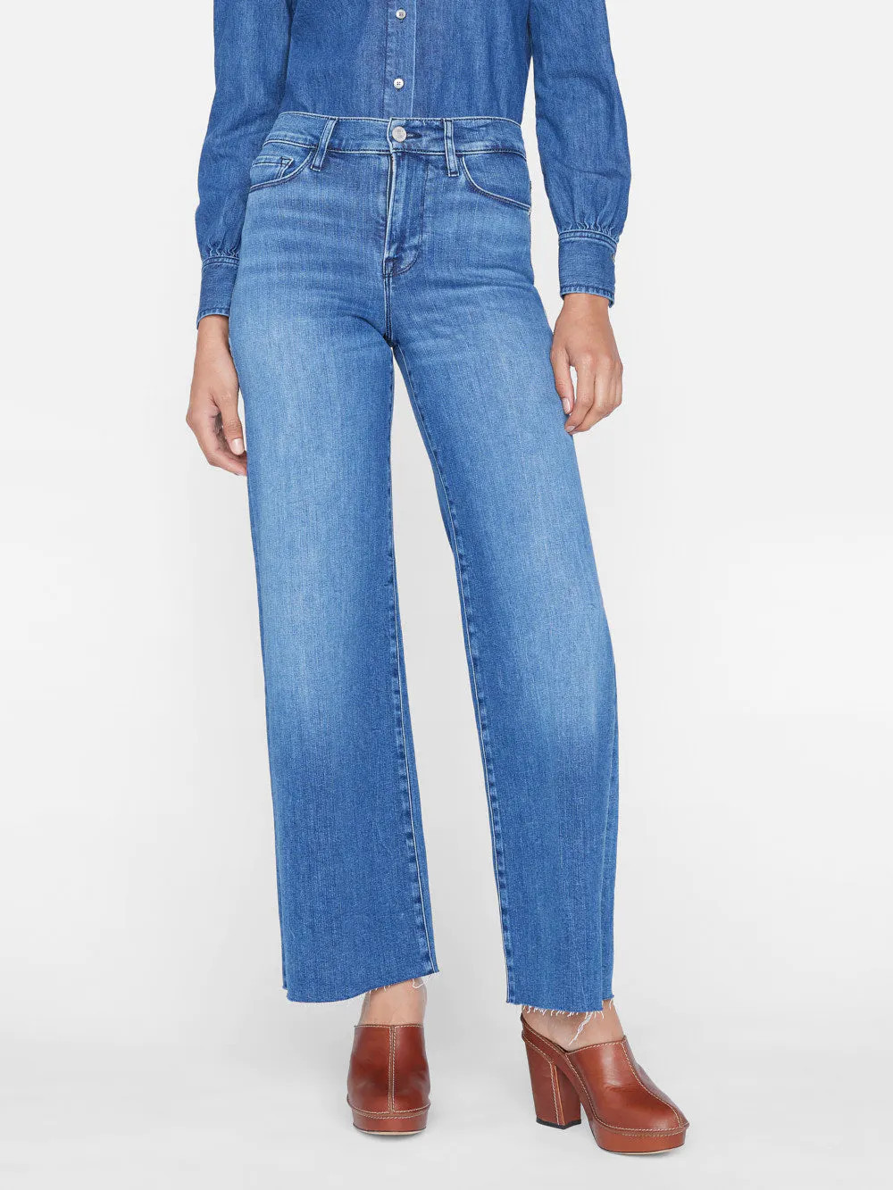Le Slim Palazzo Raw After -- Crossings | Frame Denim