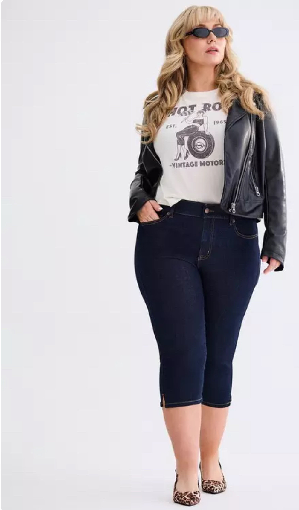 Capris are so back!!! 👖

Capri, spring outfit, summer outfit, leather jacket, curvy outfit 

#LTKStyleTip #LTKMidsize #LTKSeasonal