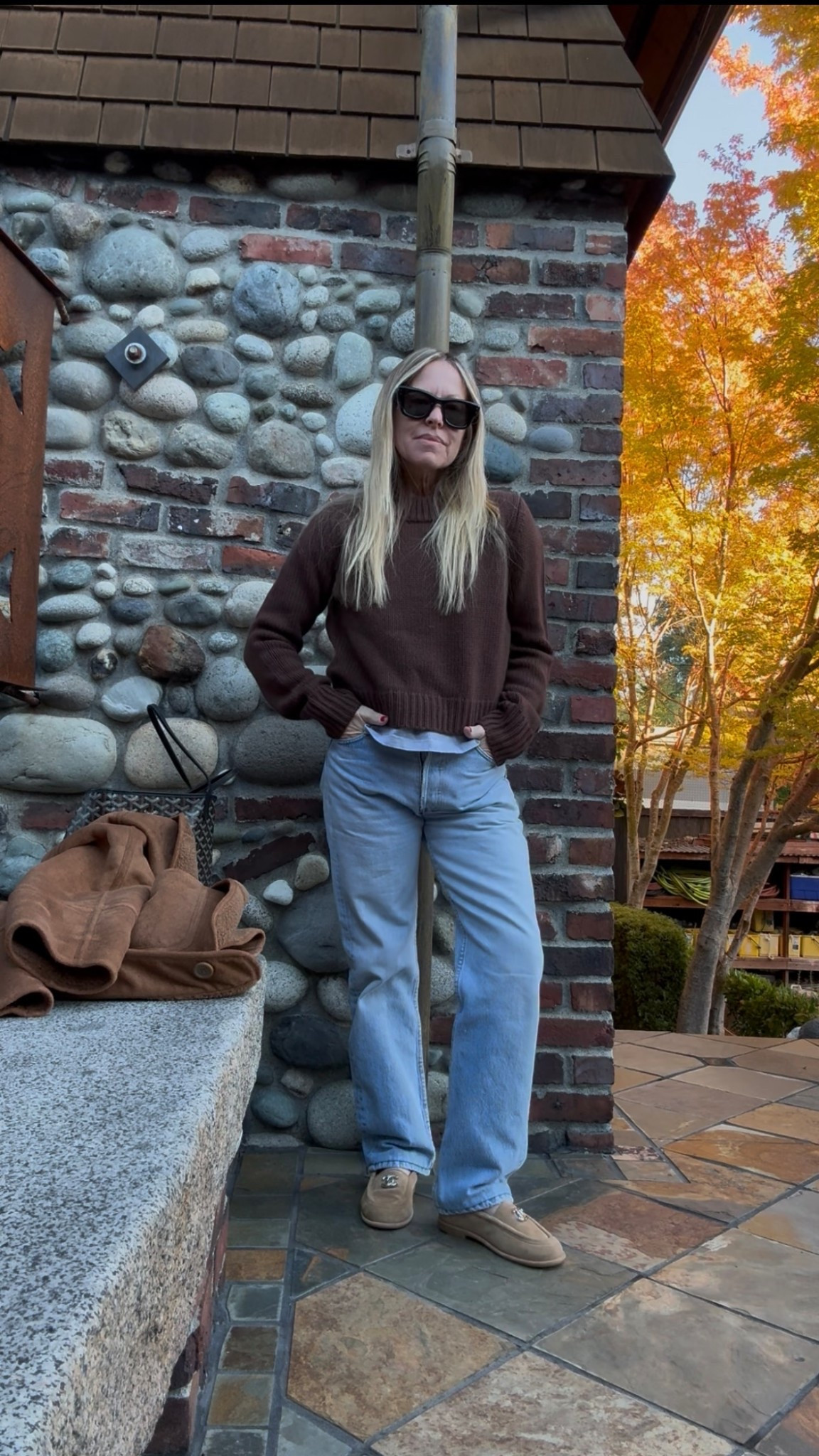 Wearing a small in the sweater and tee. Denim is vintage levis. The yummy faux suede jacket a S. 

#LTKPetite #LTKSeasonal #LTKStyleTip