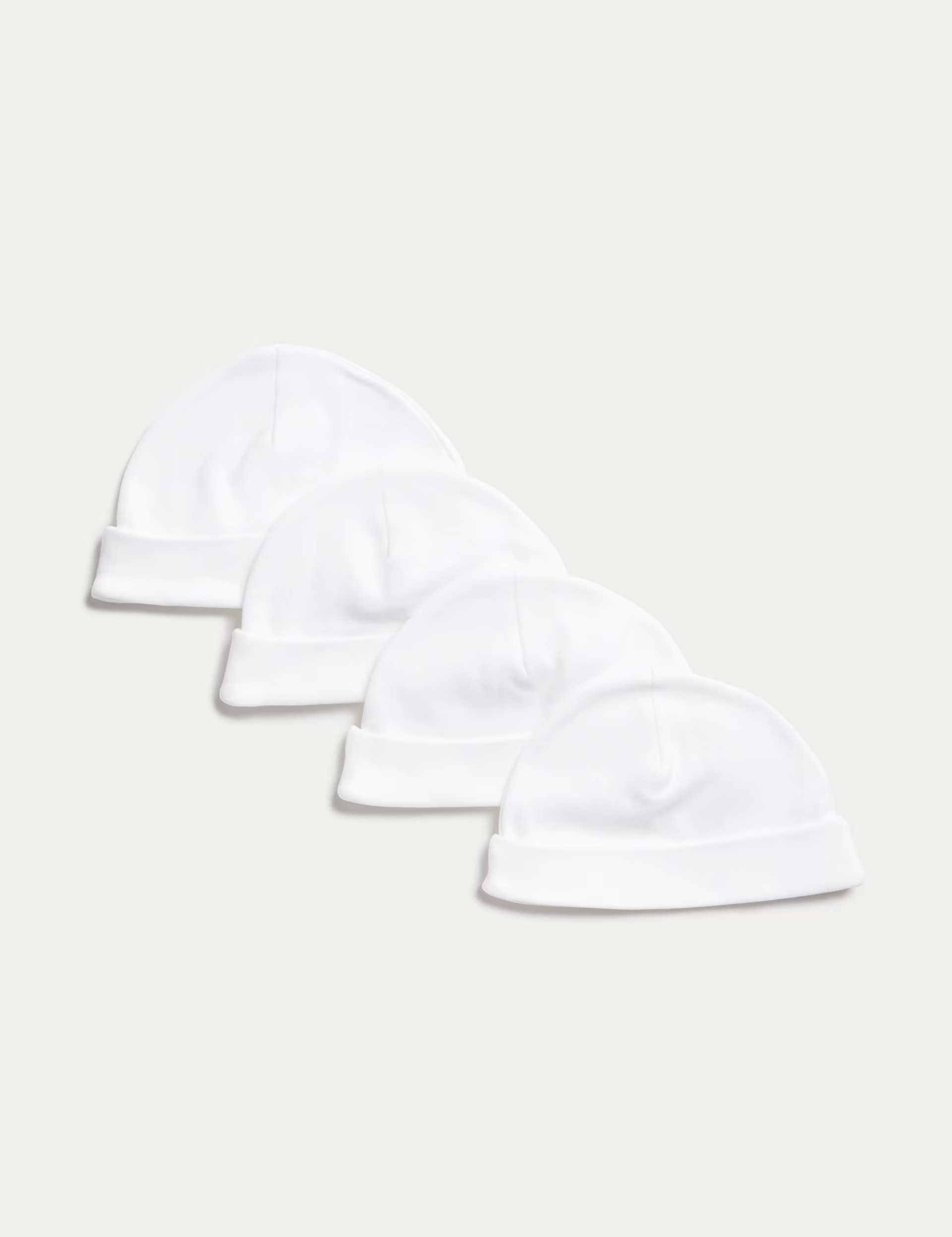 4pk Pure Cotton Hats (0-1 Yrs) | Marks & Spencer (UK)
