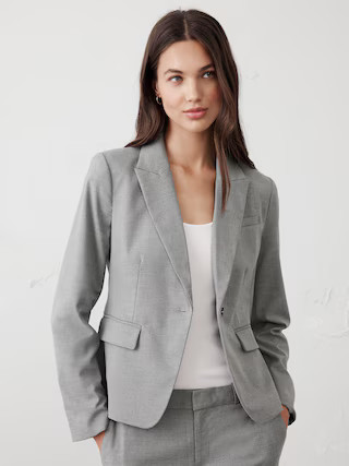 Stretch Twill Classic Blazer | Banana Republic Factory