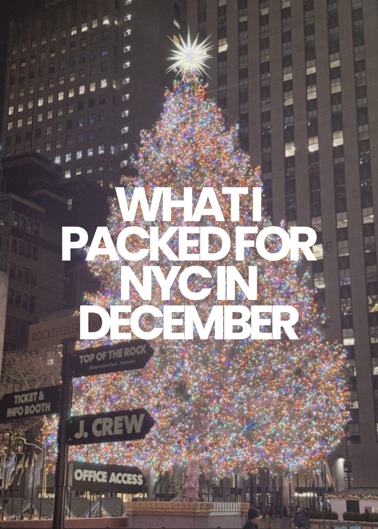What I packed for NYC in December! 

#LTKTravel #LTKSeasonal #LTKHoliday