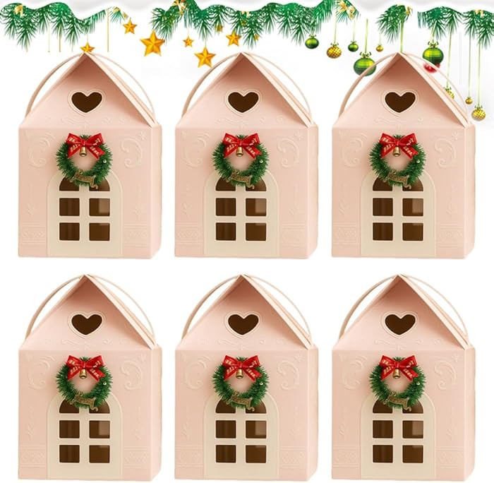 Christmas Wonderland Cottage Gift Box, 3D Pop Up Christmas House Gift Boxes, Paper Treat Boxes fo... | Amazon (US)