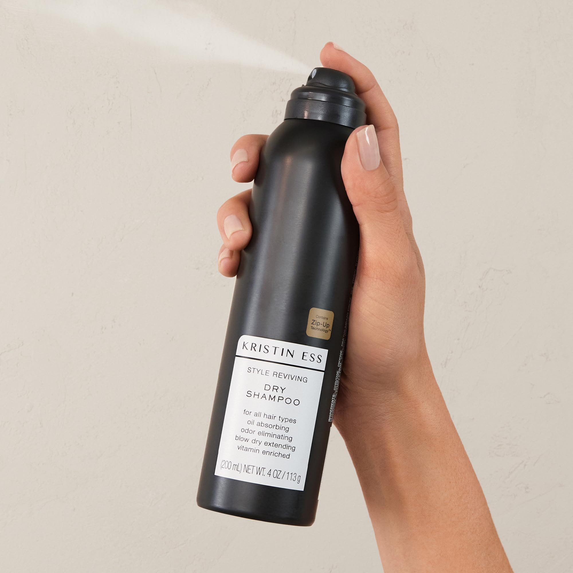 Kristin Ess Volumizing Vitamin C Dry Shampoo Spray for Oily Hair + Frizz - Style Extender - Adds ... | Amazon (US)