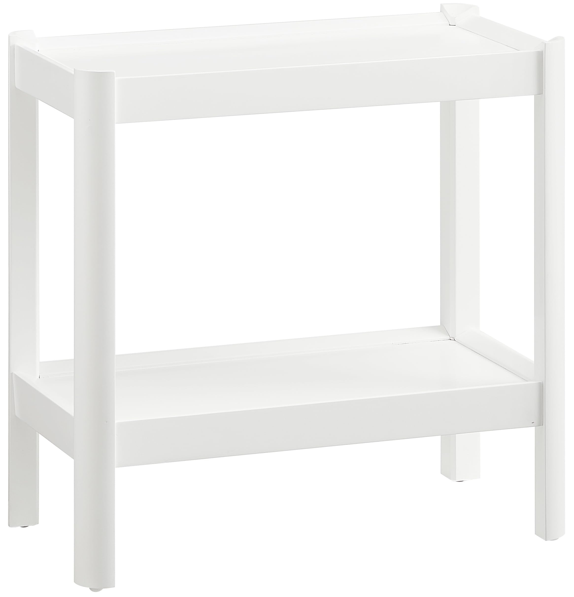 Yukon White Wood Tray-Top Farmhouse Style Nightstand | Amazon (US)