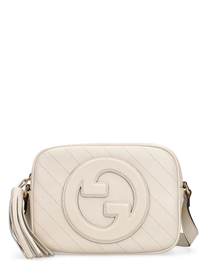 Blondie leather shoulder bag - Gucci - Women | Luisaviaroma | Luisaviaroma