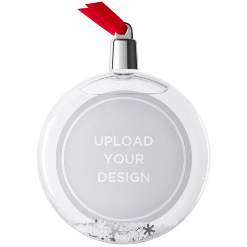 Upload Your Own Design Snow Globe Ornament | Shutterfly