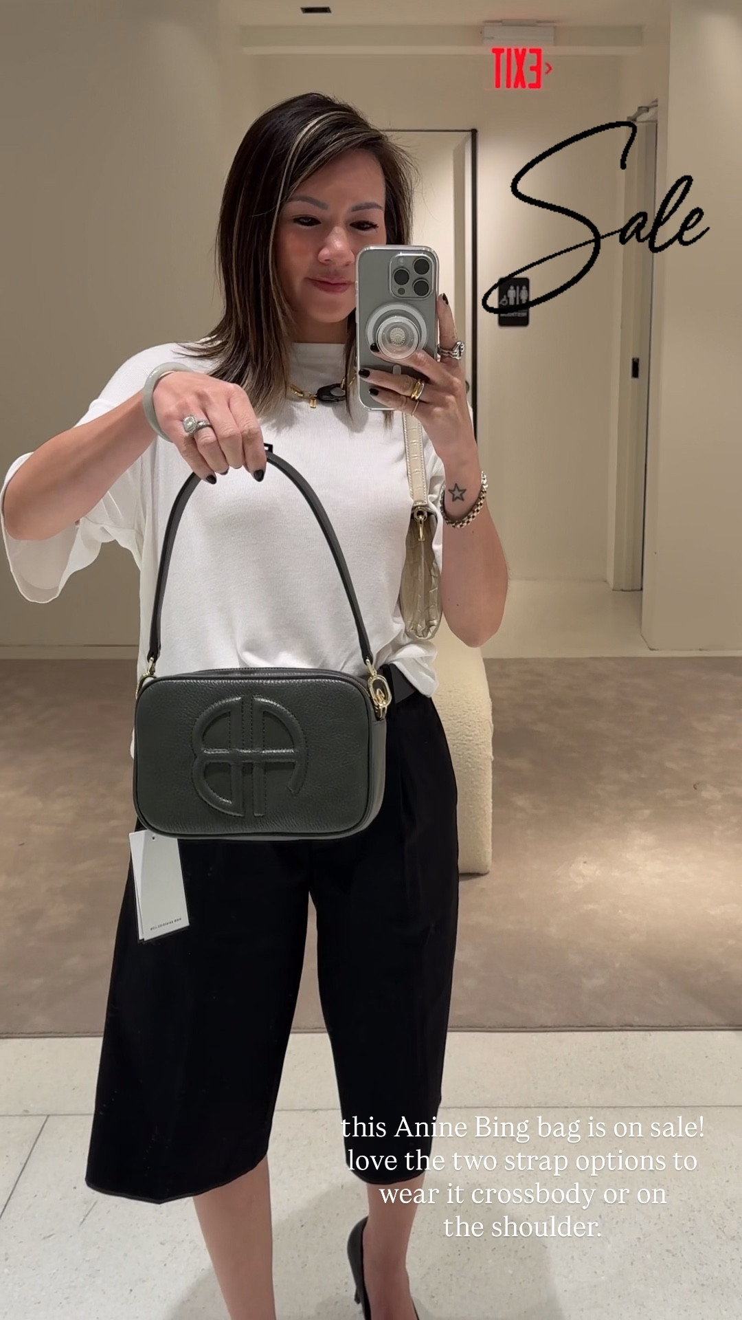 This Anine Bing bag is on sale!
Love the two strap options to wear it crossbody or on the shoulder. Sharing a few favorite Anine Bing items on sale right now. Use code: EXTRA20 for an extra 20% off. 

Anine Bing, designer bag, crossbody bag, shoulder bag, The Stylizt 



#LTKootd #LTKSaleAlert #LTKOver40