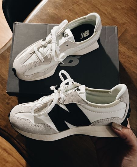 Kids New Balance 327 sneakers! These are so beautiful and comfortable! FYI, a women’s size 8 is a big kids size 6. Just saying’… if you can’t find the women’s sneakers, get these! 
-
#newbalance327 #minimalist sneakers #whiteandgreysneakers #girlssneakers #girlsshoes #toddlershoes #toddlersneakers #boysshoes #unisexkidsshoes #kidsnewbalance

#LTKunder100 #LTKkids #LTKshoecrush