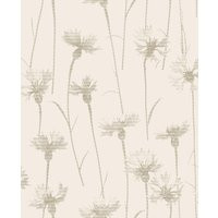 York Dalia Cornflower Wallpaper, Paper in Beige by DecoratorsBest | DecoratorsBest