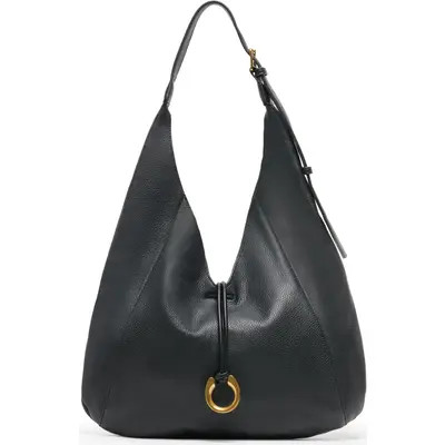 Dolce Vita Mercer Leather Shoulder Bag in Black Leather at Nordstrom | Nordstrom