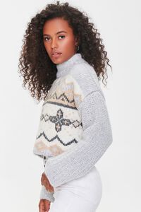 Cropped Geo Print Sweater | Forever 21 (US)