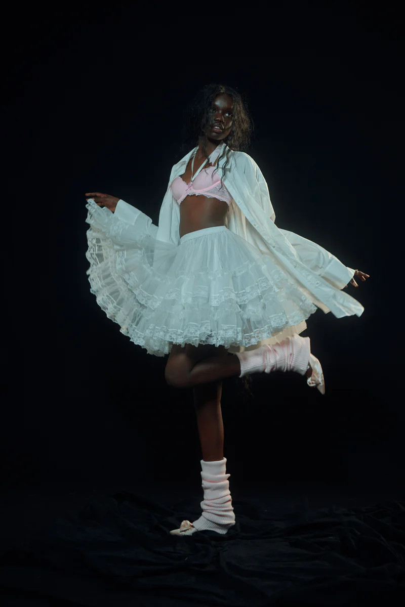 The Ivory Pannier Petticoat | Selkie Collection