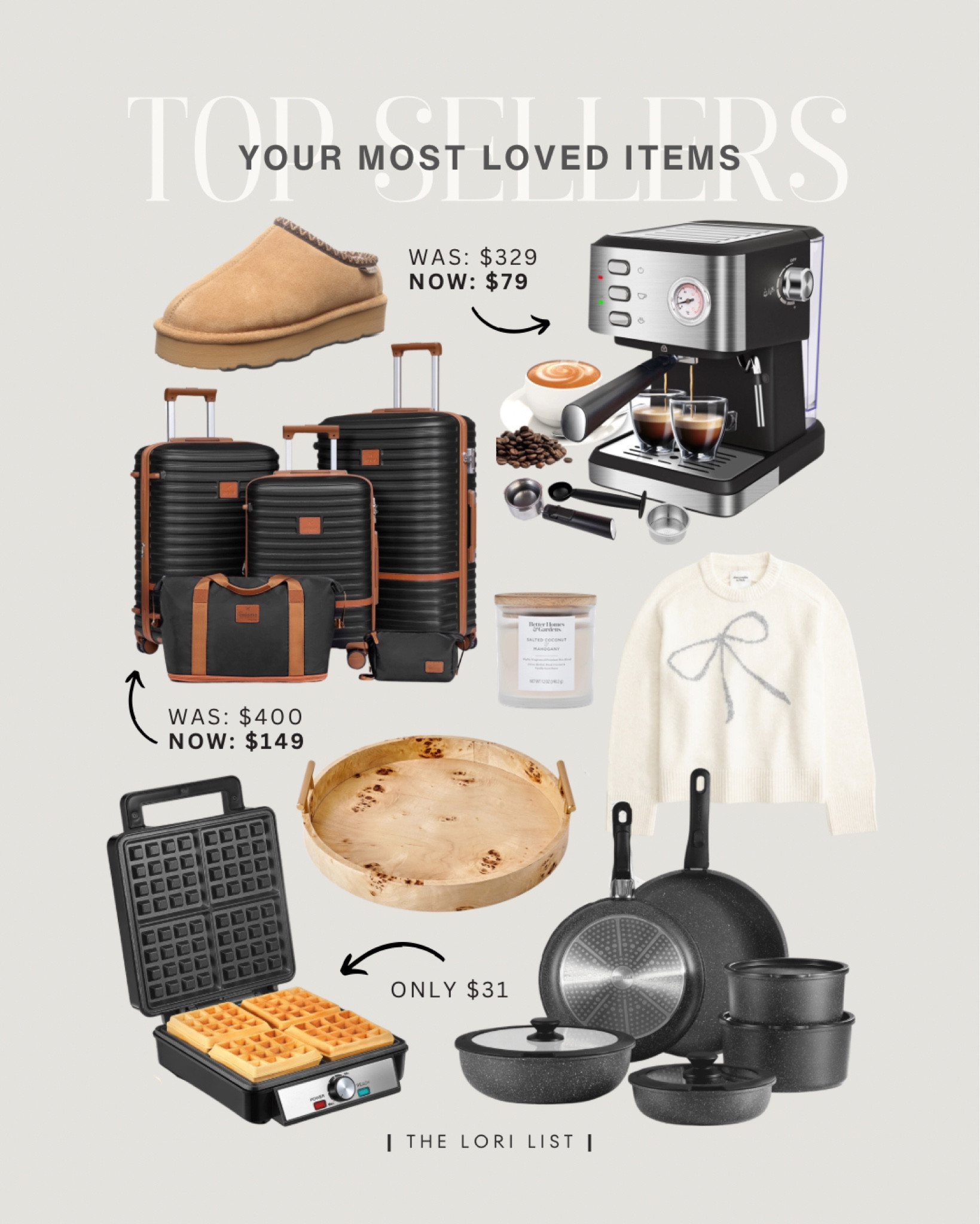 Last Weeks TOP sellers ✨ featuring SO MANY Walmart home appliances on sale 🤍

walmart, walmart finds, walmart home, cozy slippers, coffee machine, nespresso, walmart home decor, walmart deals, affordable furniture, walmart kitchen sale, winter home, kitchen deals, waffle maker, knife set, kitchen sets, gifts for the home, holiday candles, sale alert, holiday gift guide, home gifts, christmas gifts, gold home decor, handheld vacuum, waffle maker, cozy gifts, cozy sweater, Abercrombie sweater, bow sweater, pots and pans, luggage set

#LTKSaleAlert #LTKSeasonal #LTKHome