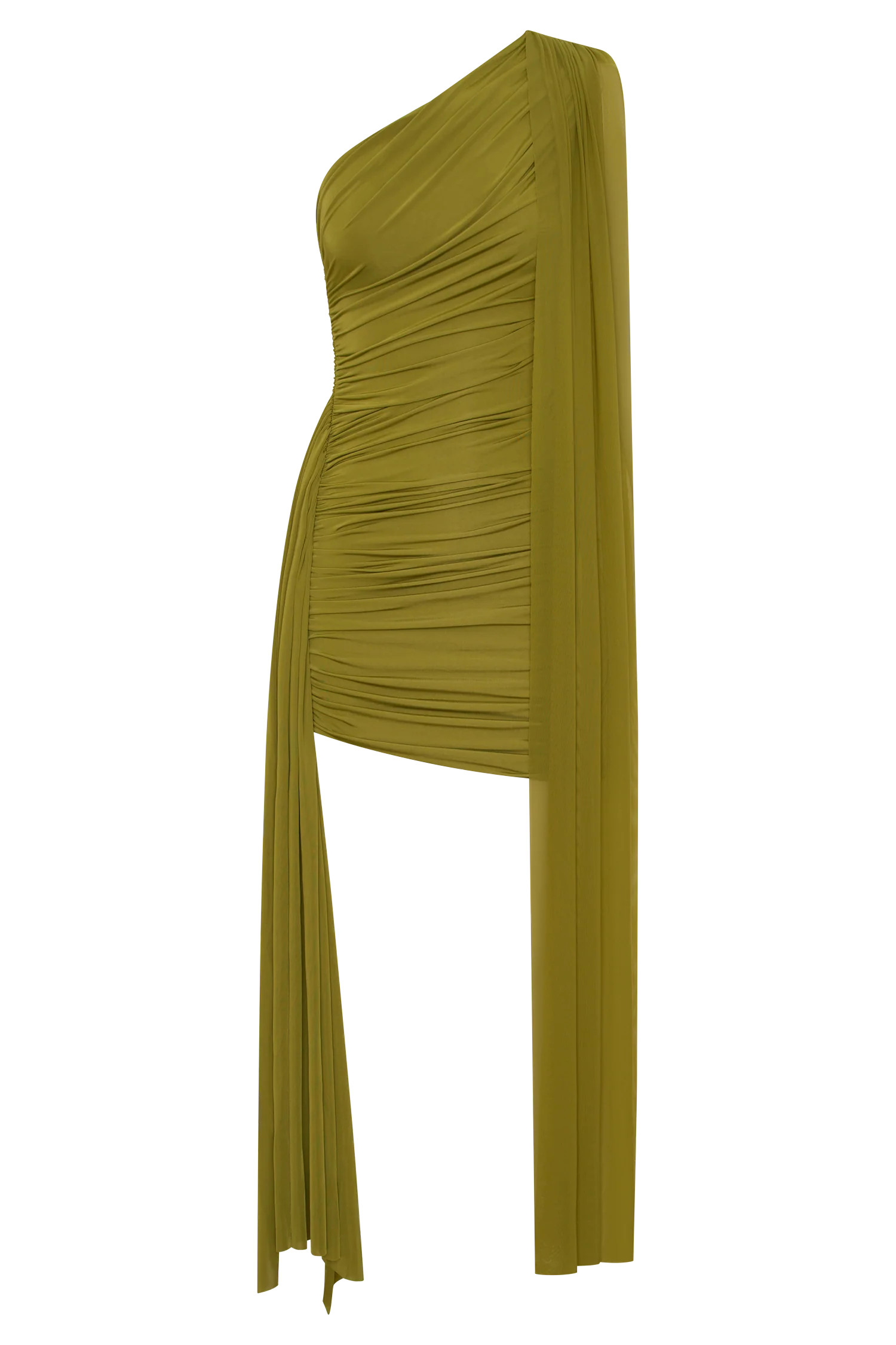 Asher Mini Dress - Olive | MESHKI US