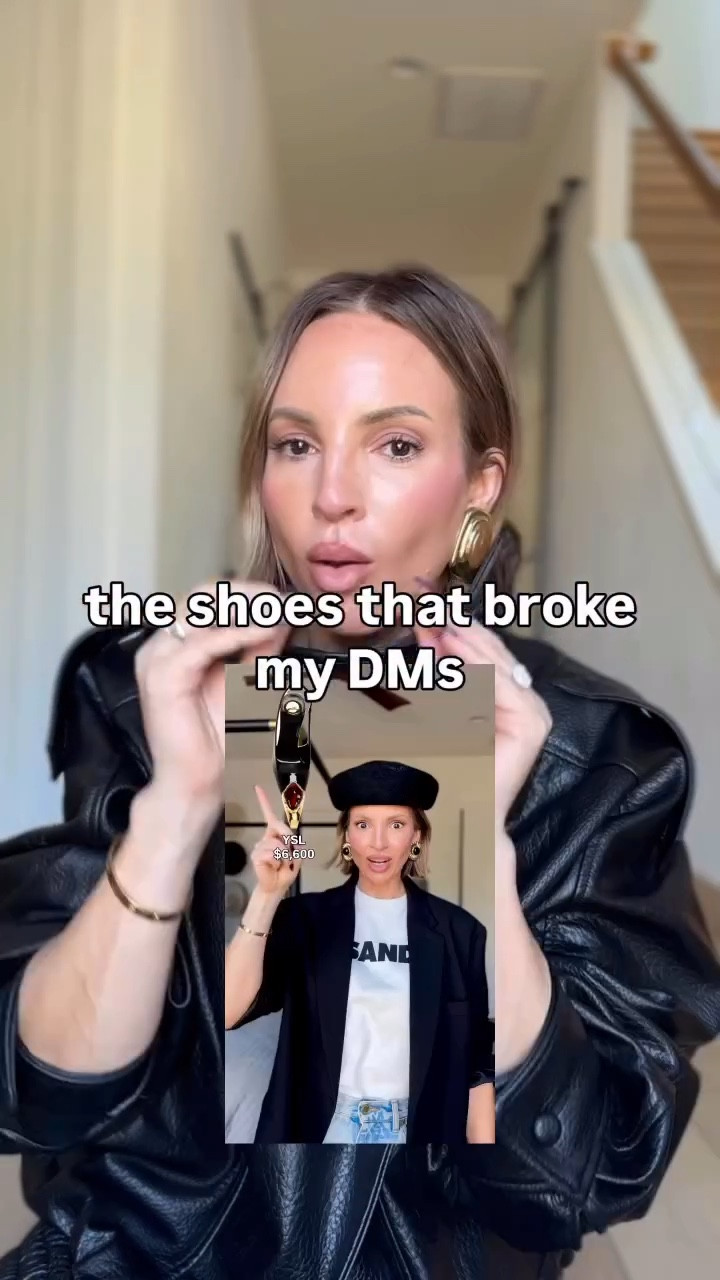 I’ve never had more DMs about a single pair of shoes. apparently, we all have the same expensive taste. 🤌🏻 I’m wearing a large in the Zara jacket. I’m not able to link my earrings, but I linked some similar looking ones below




#LTKShoeCrush #LTKWorkwear #LTKParties