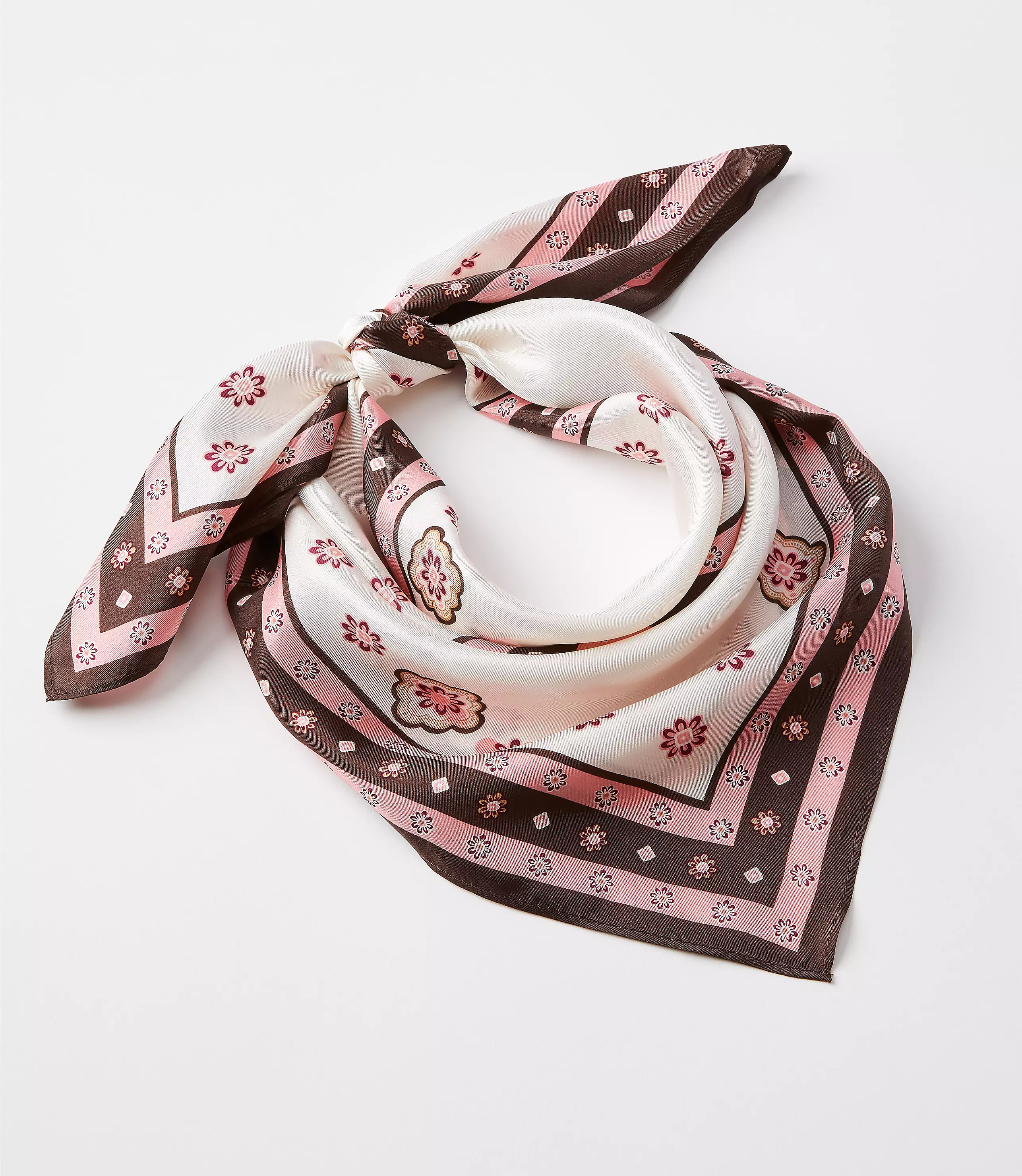 Border Square Scarf | LOFT