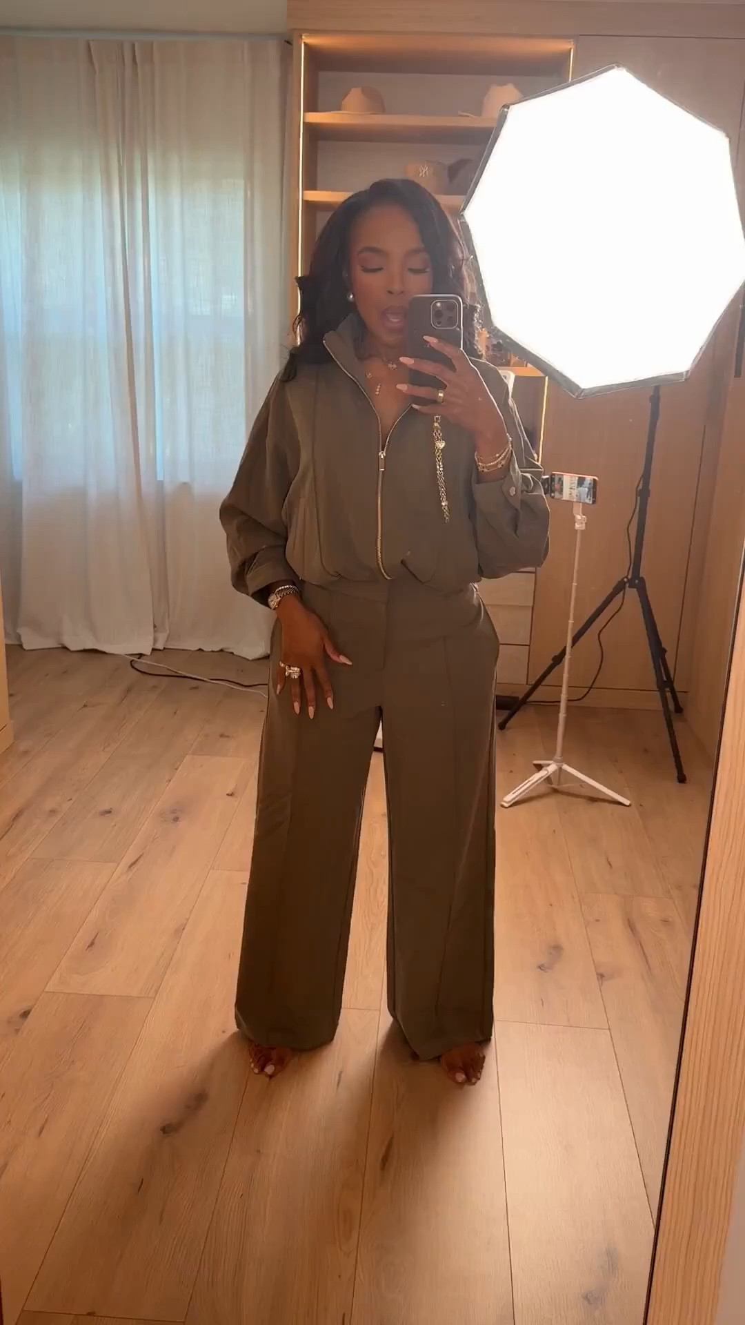 Scroll to shop! 
Neutral two-piece set 🤎  

Polished but comfortable — this set is perfect for travel days, errands, or an elevated casual look. Effortless, chic, and easy to style with heels or sneakers.  

🤎  

Follow me on Instagram and YouTube @kirasfashionfinds  




#LTKvlog #LTKOver40