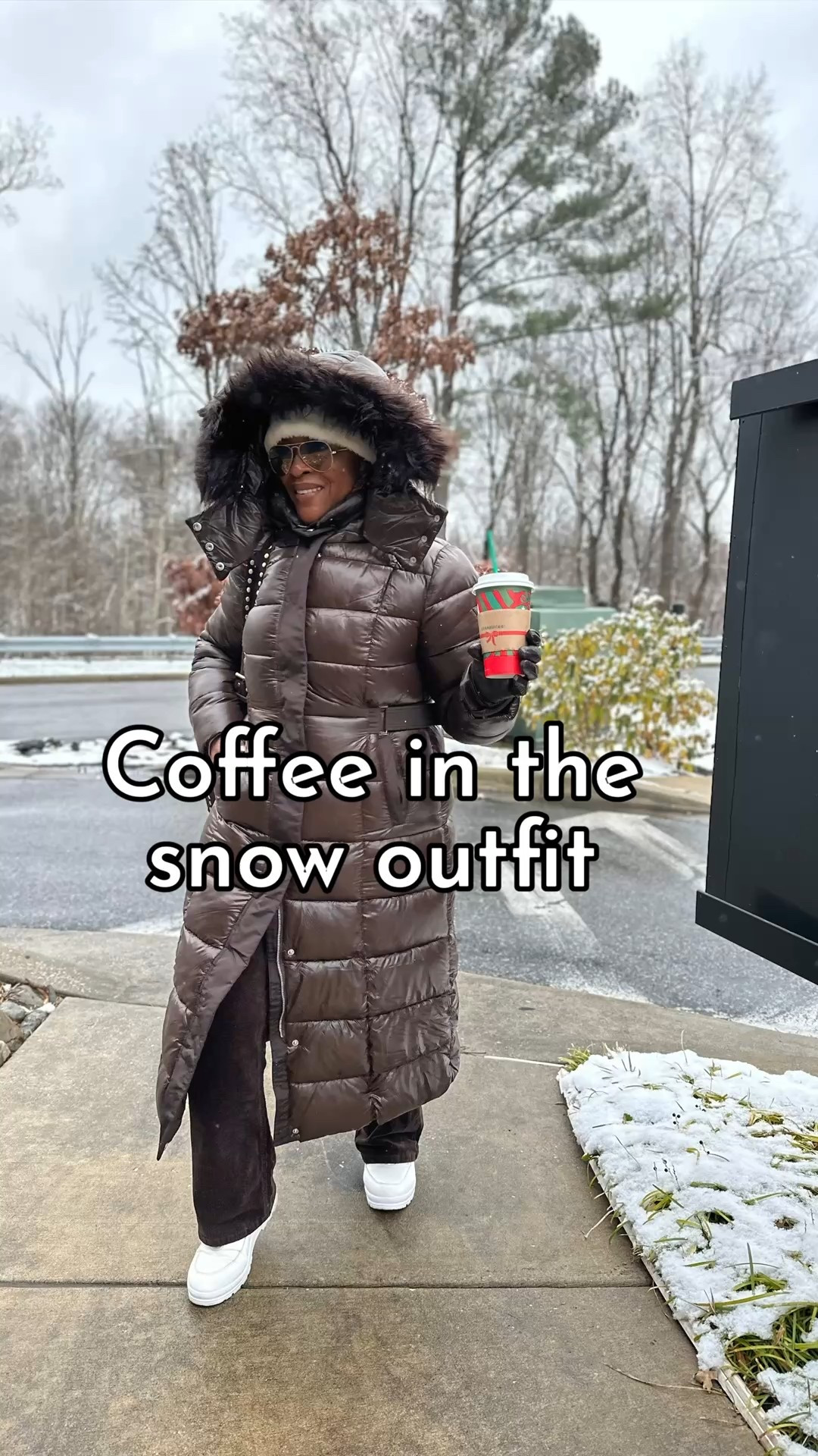 Brown Coat snow outfit 

#LTKdayinmylife #LTKmorningroutine #LTKootd
